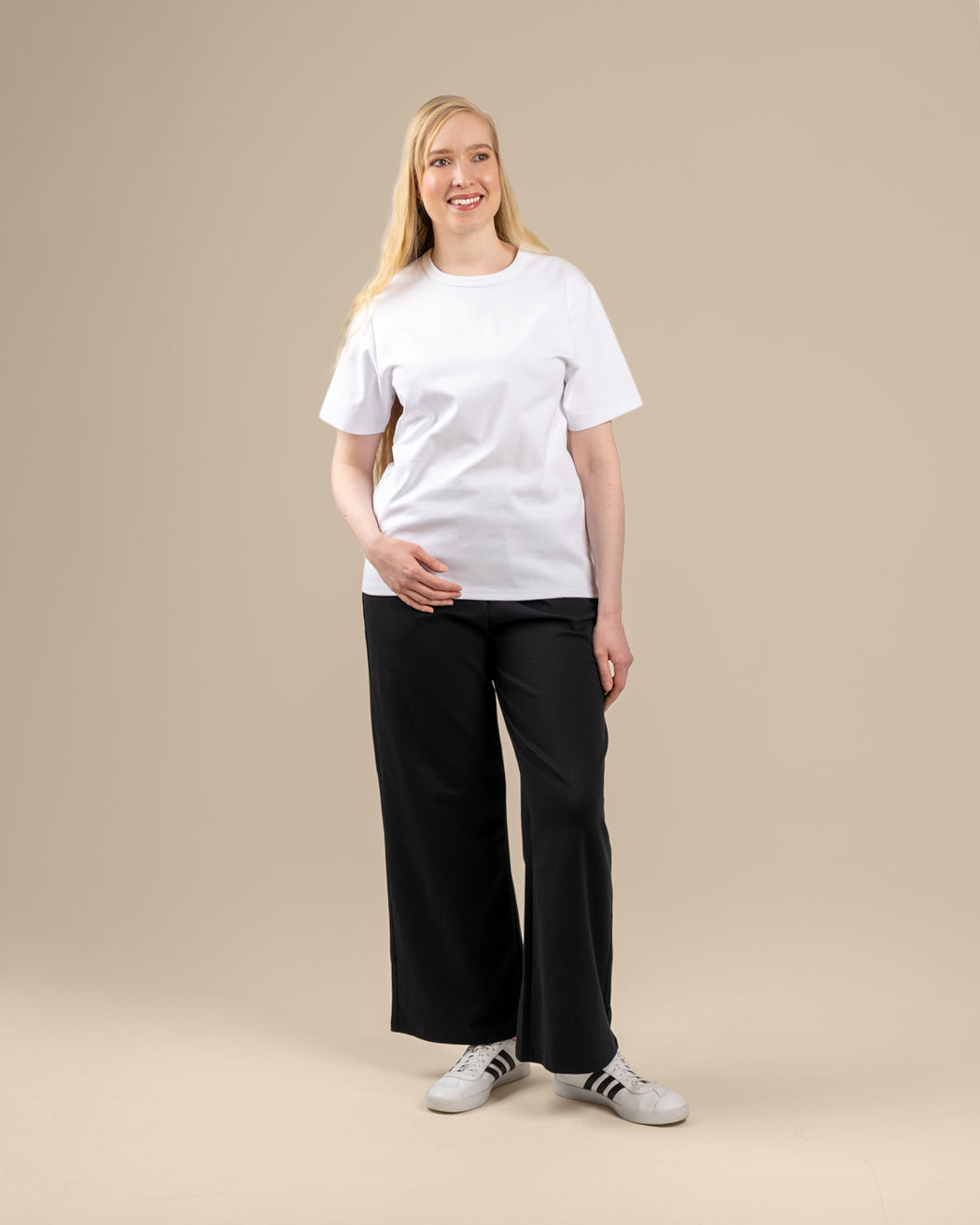 Ajaton t-paita, valkoinen Toive.