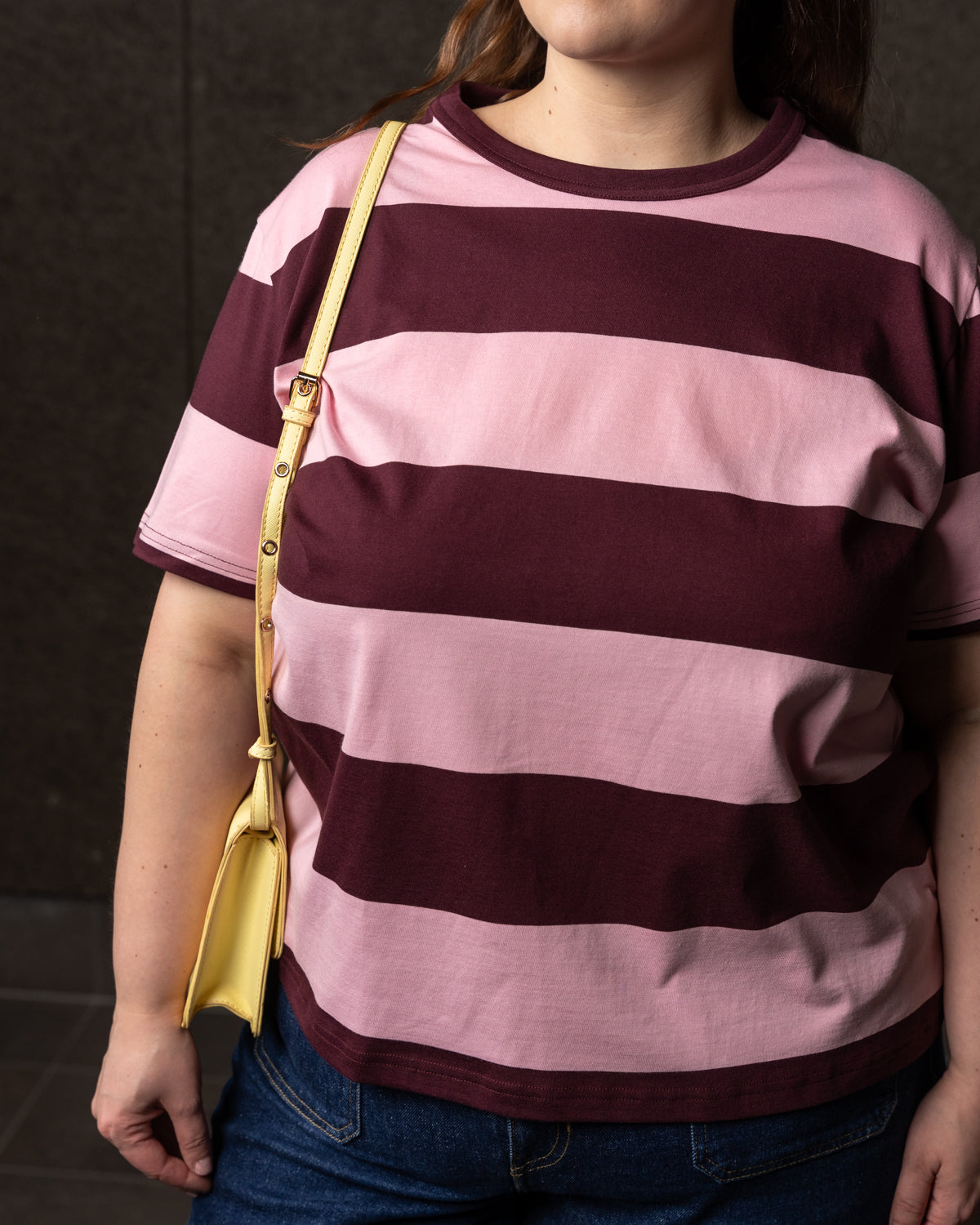 Alltags-T-Shirt leicht, Beere
