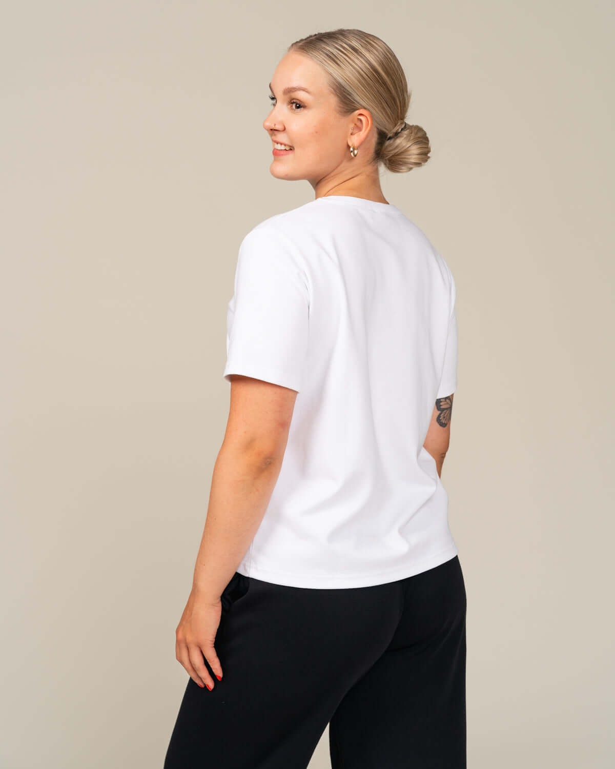 Arki t-paita, valkoinen Toive.