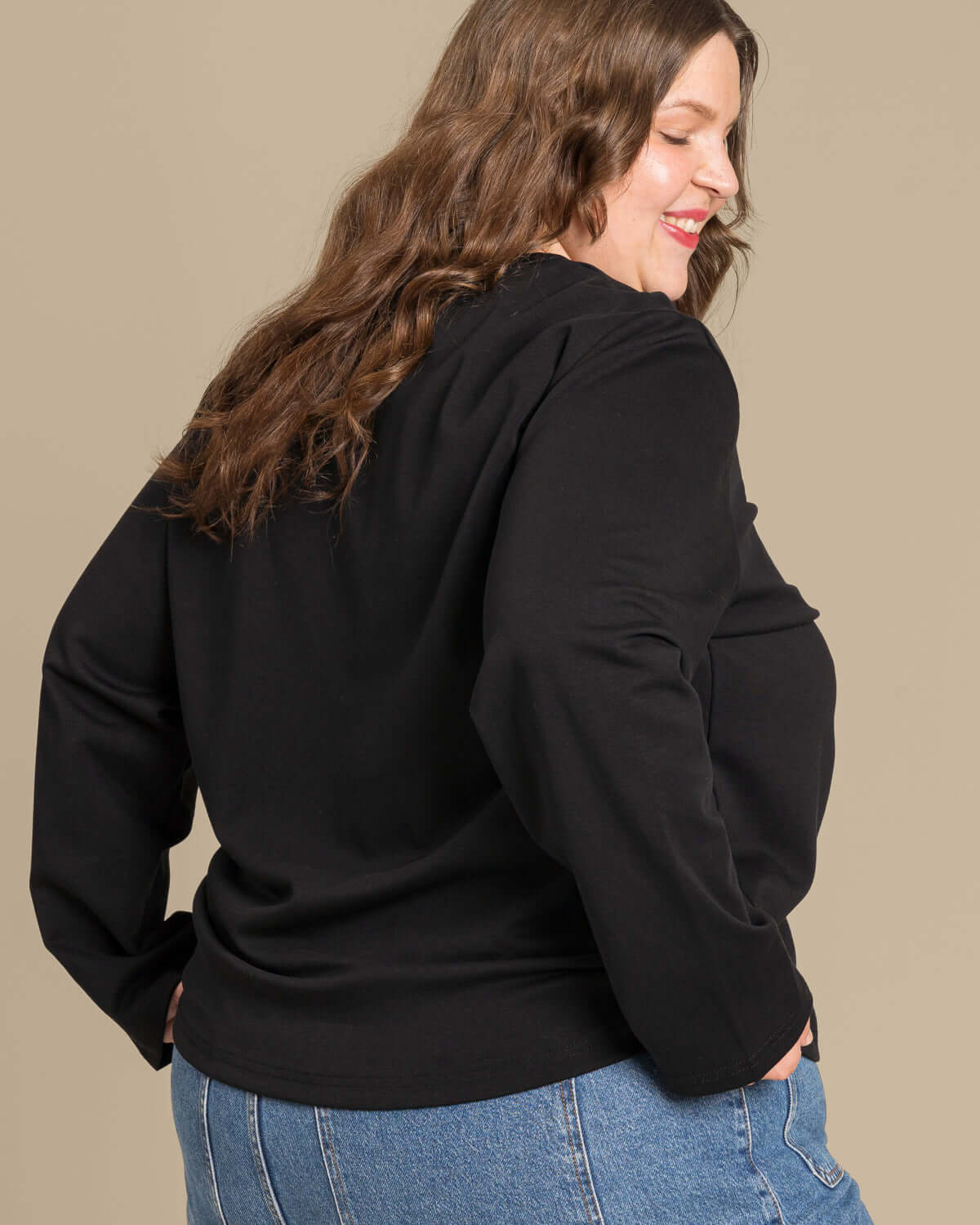 Arki pitkähihainen t-paita, musta Toive