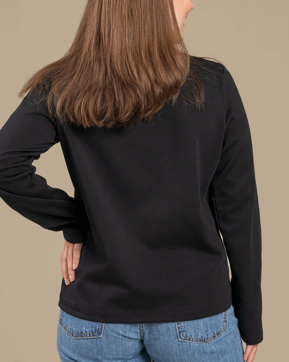 Arki pitkähihainen t-paita, musta Toive