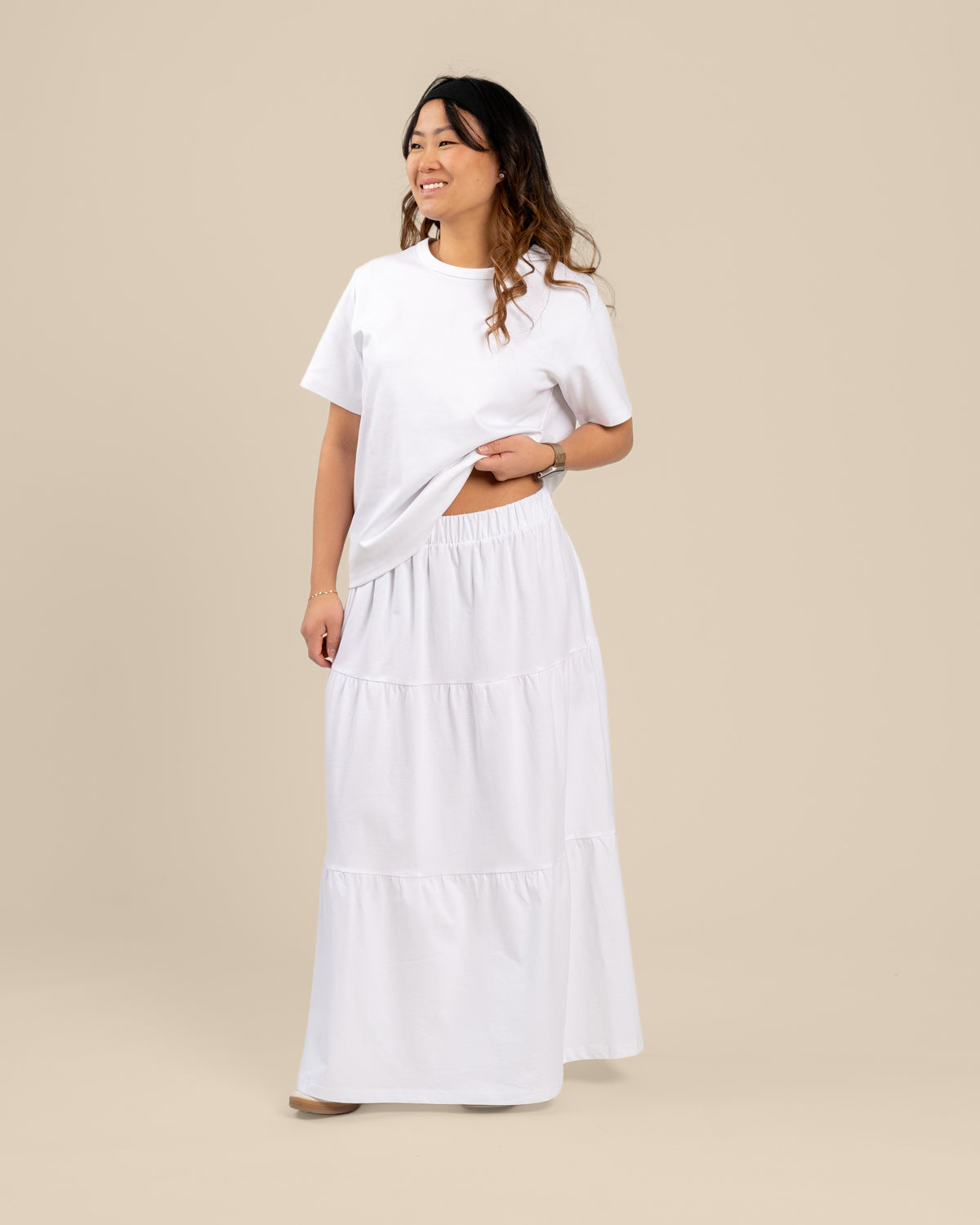 Kerroshame, valkoinen