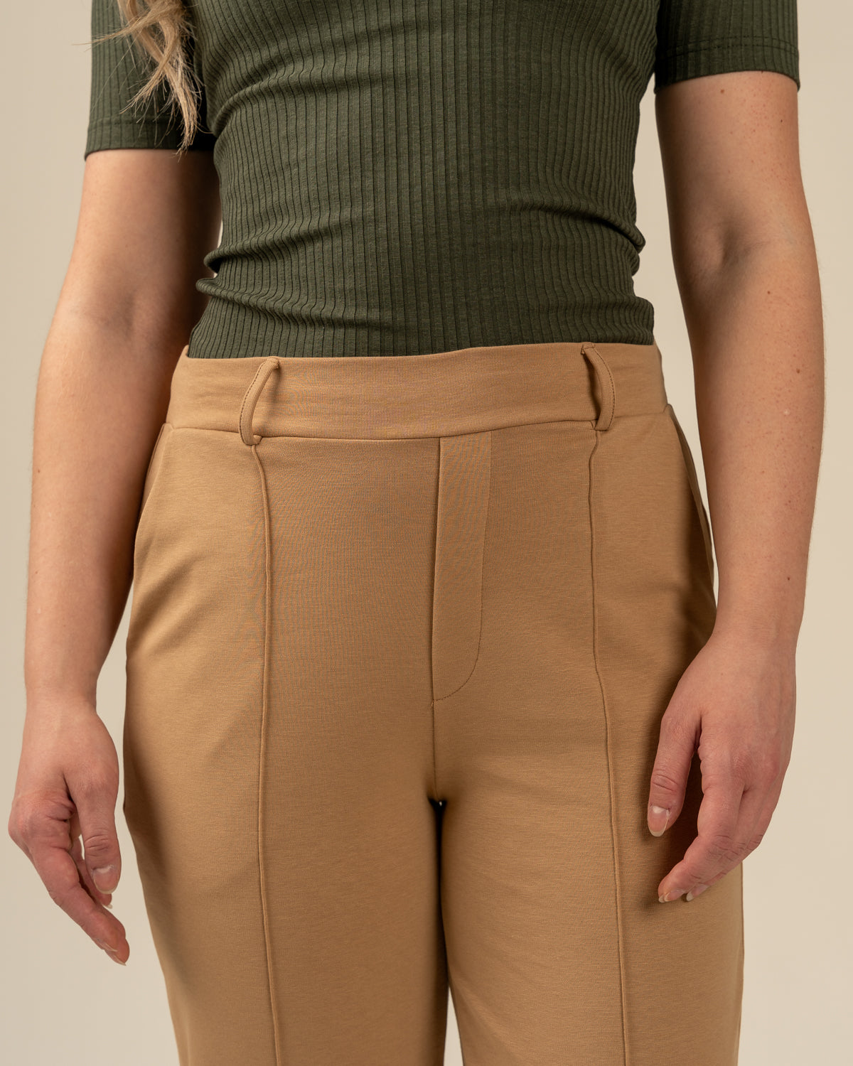Laskoshousut, beige Toive.