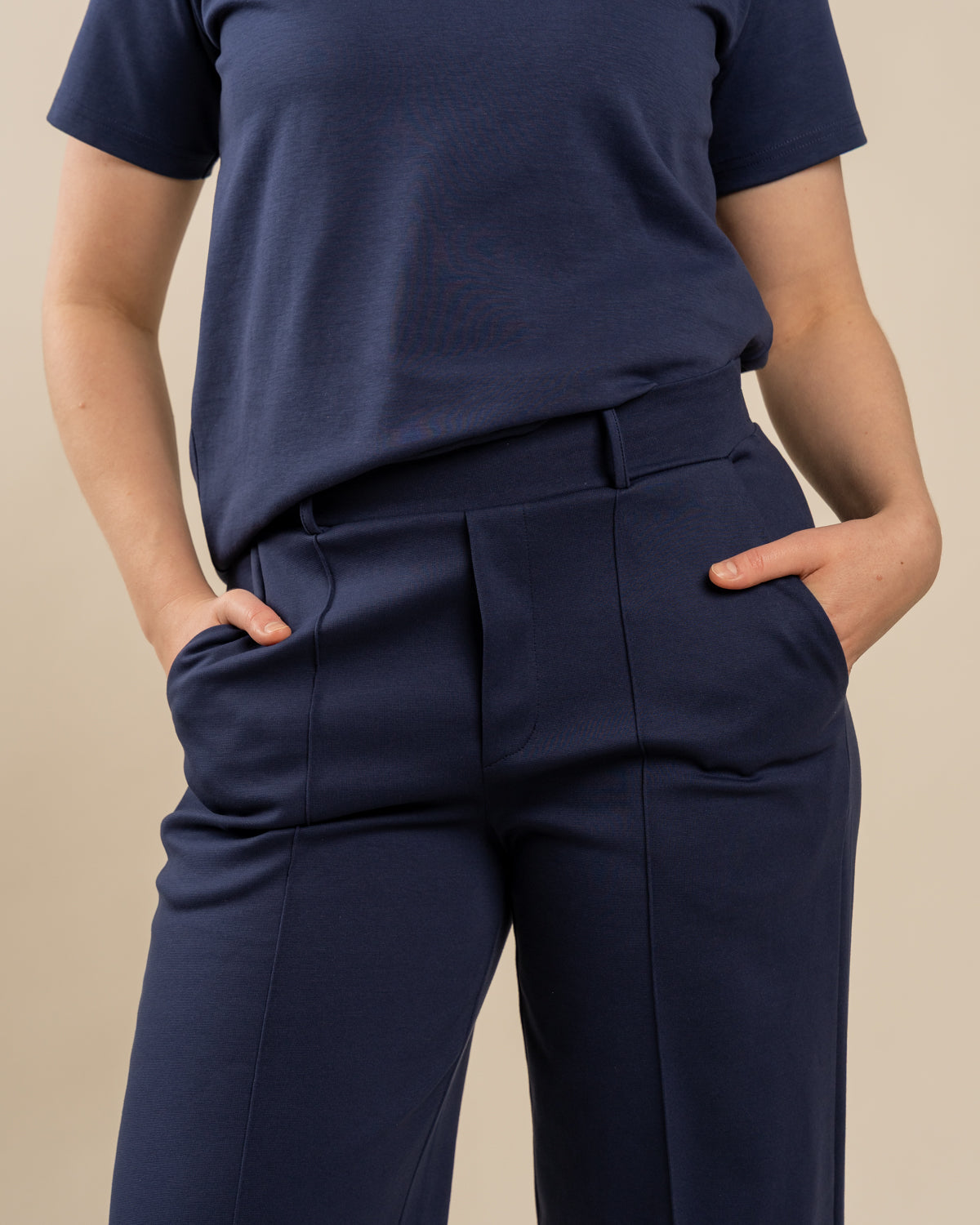 Laskoshousut leveät, meri Toive