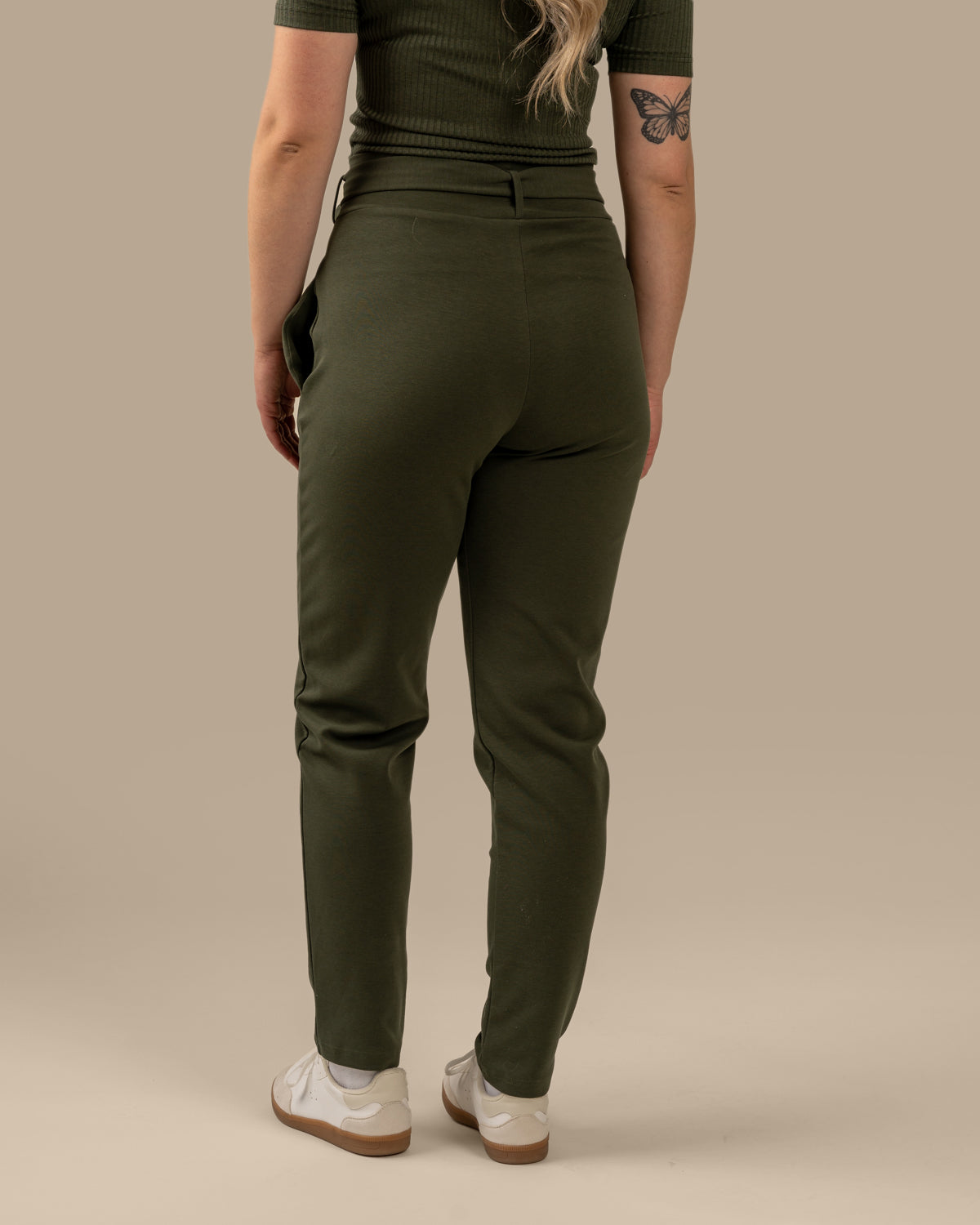 Mukava housut, khaki Toive