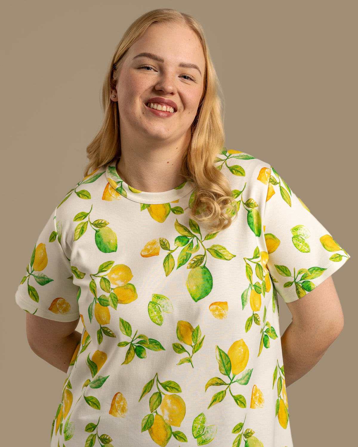 Poimuhelmainen mekko, Limone Toive