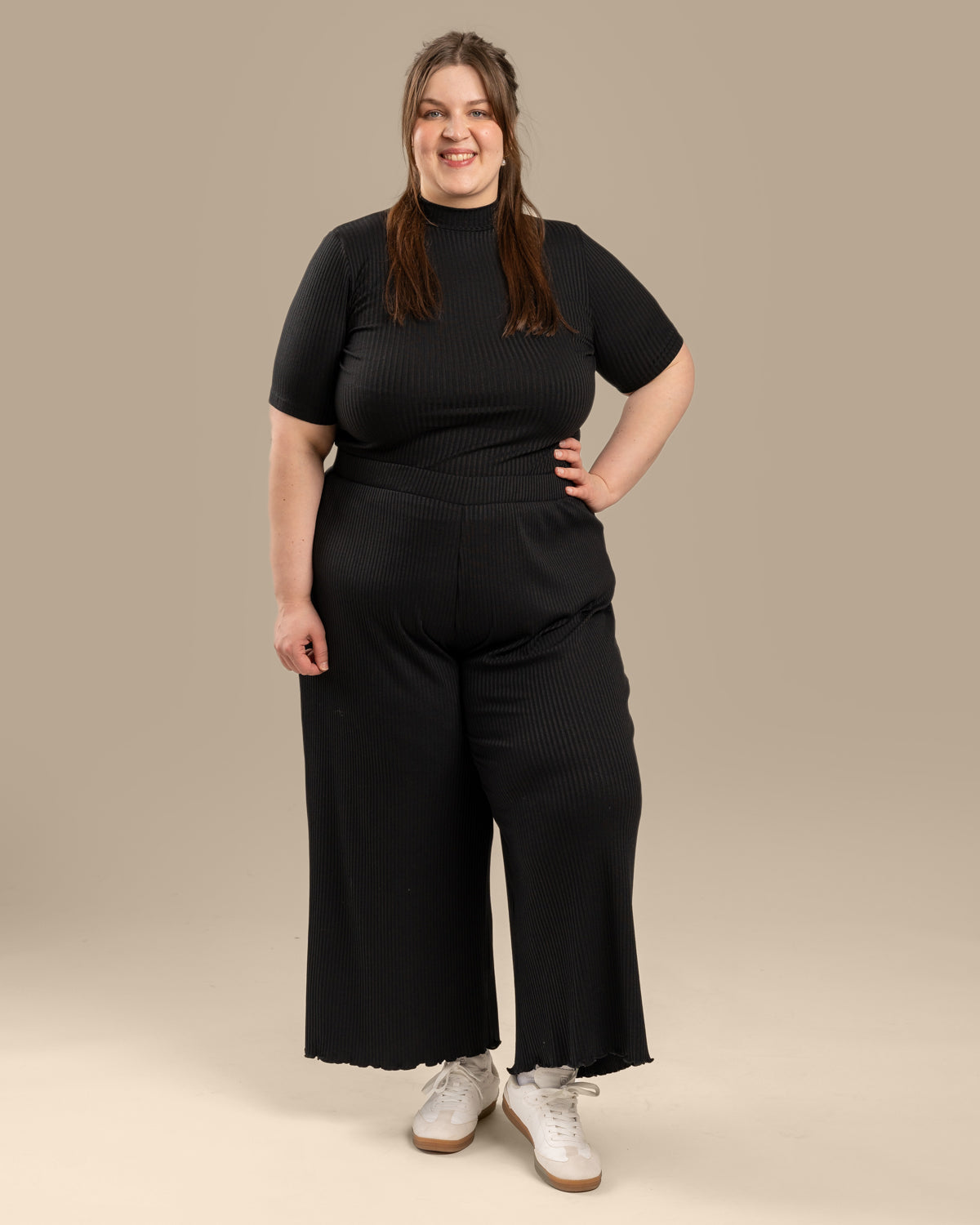 Ribbi culottes, musta Toive