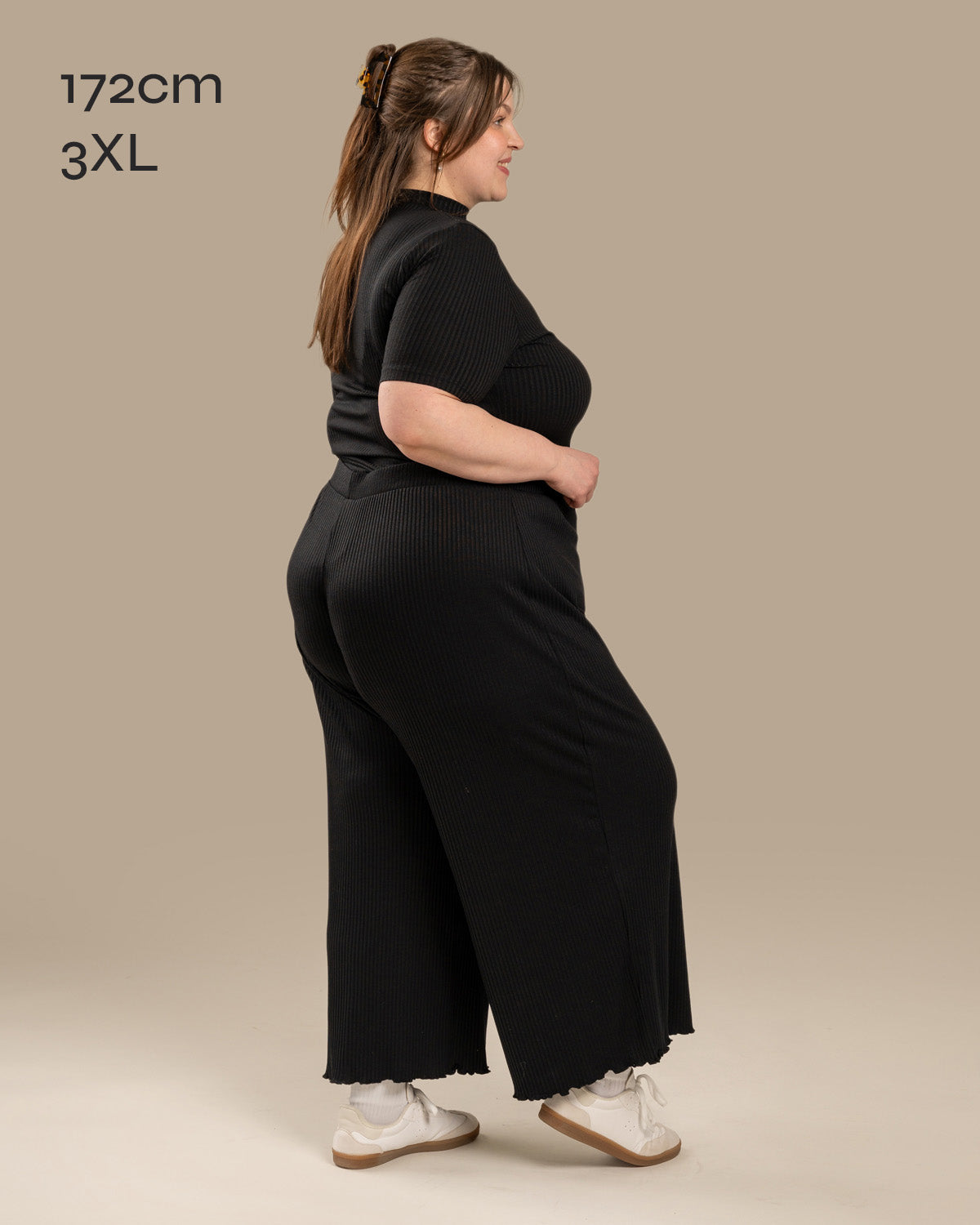 Ribbi culottes, musta Toive