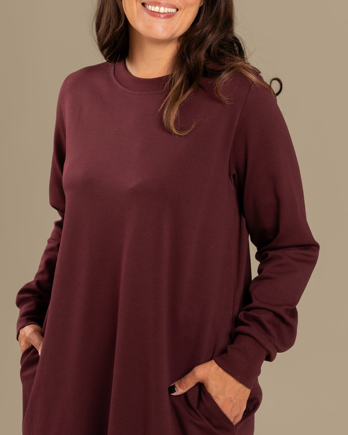 Lempi mekko, burgundy Toive