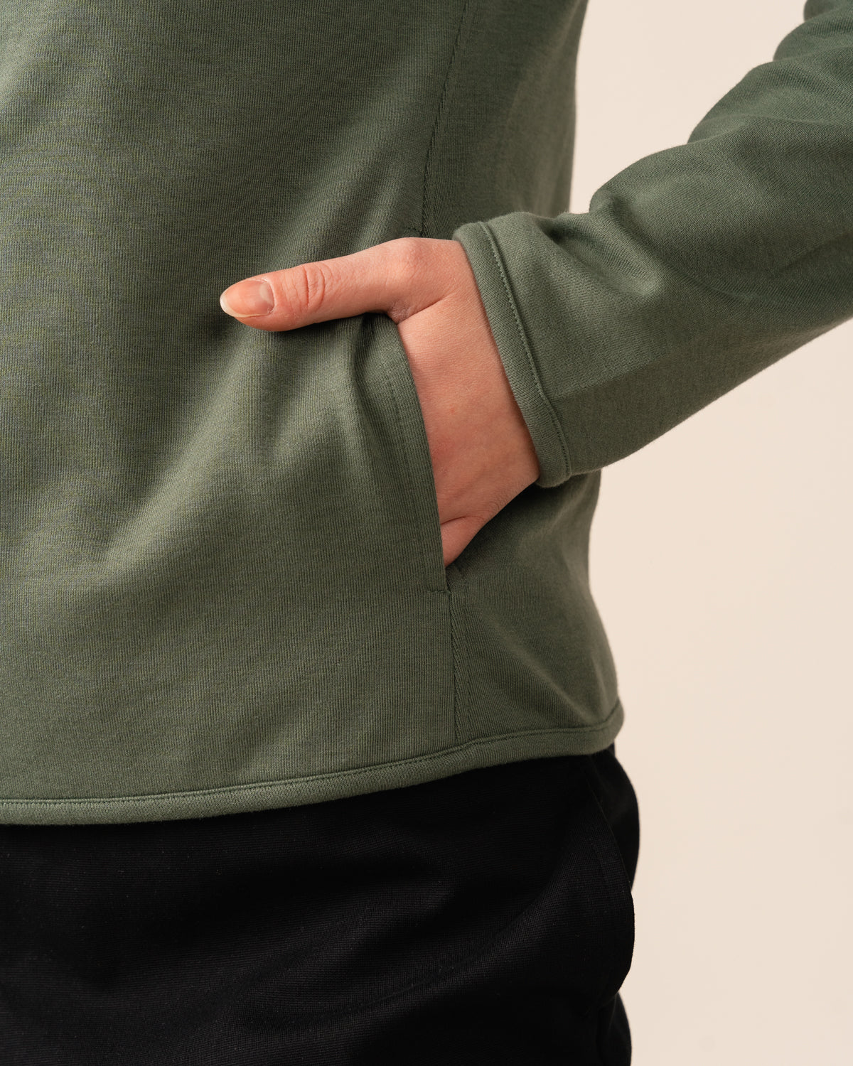 Vetoketjuhuppari, salvianvihreä Toive.