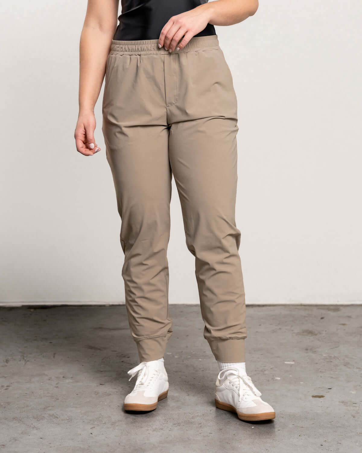 Hehku joggersit, beige Toive.