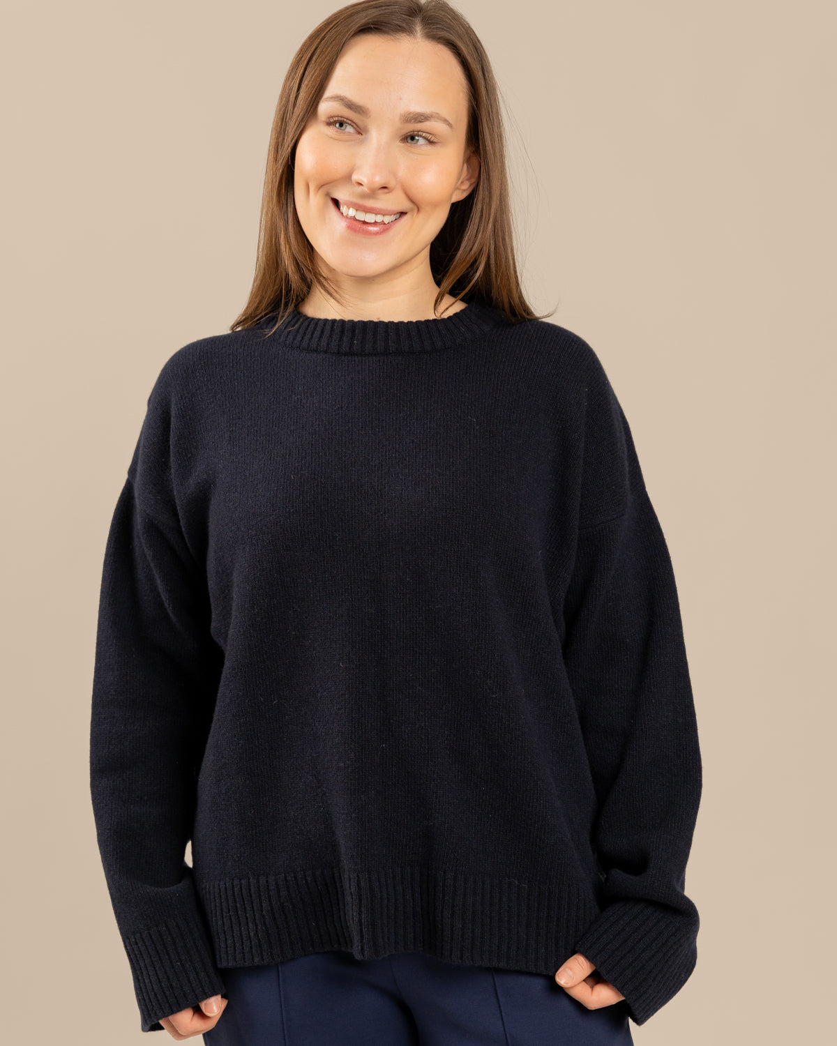 Hile neule, tummansininen Toive