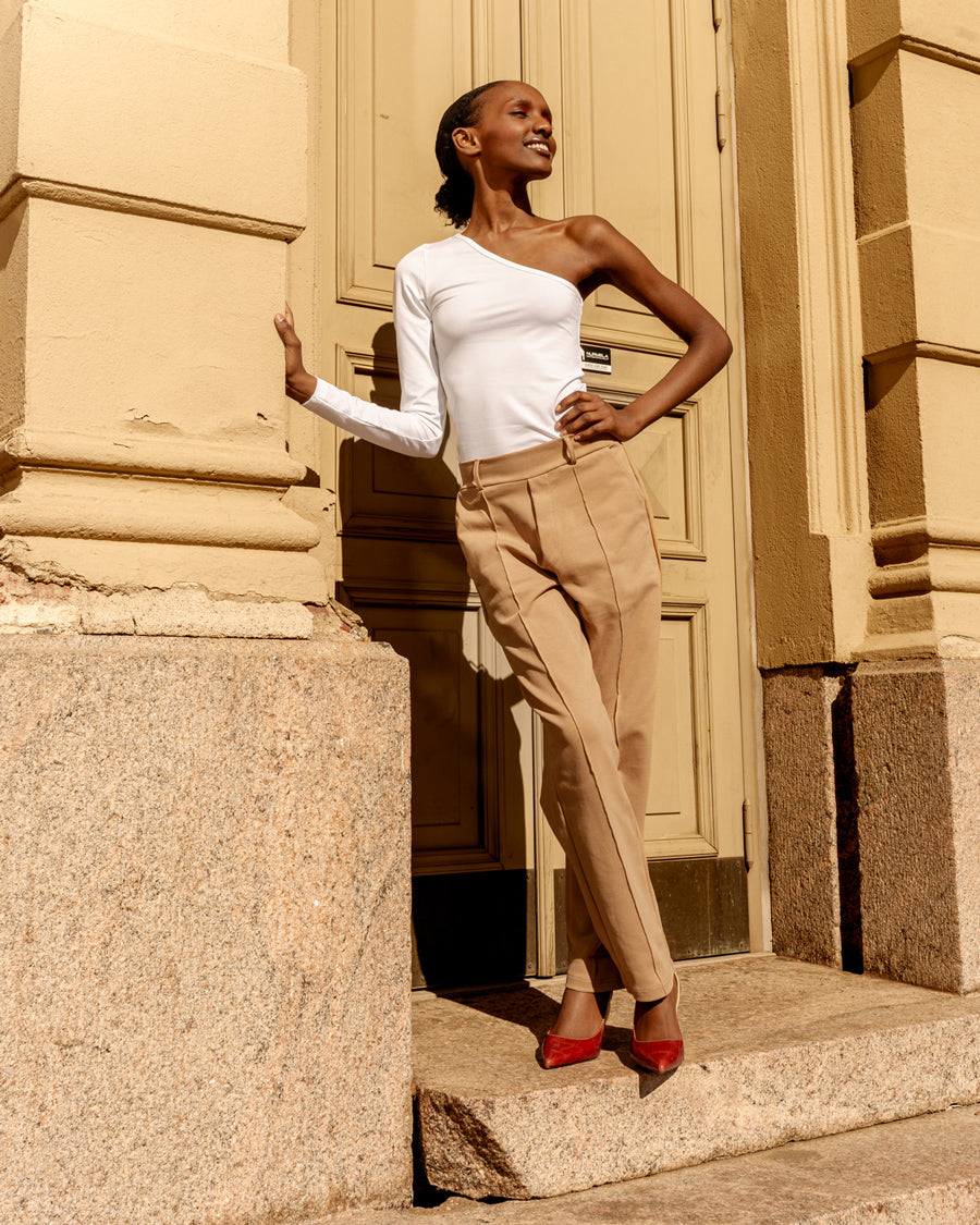 Laskoshousut, beige Toive