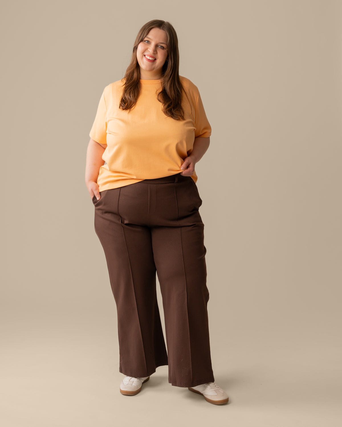 Arki t-paita, aprikoosi