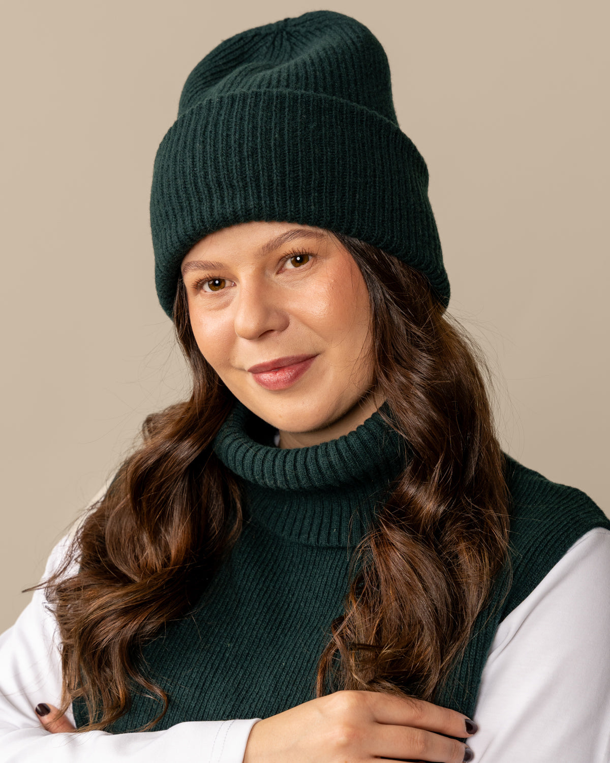 Halla kauluri, tummanvihreä Toive
