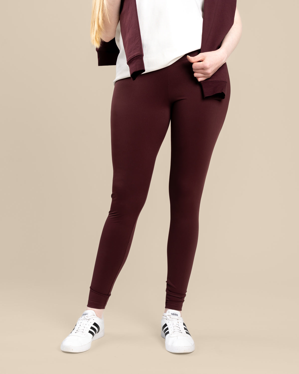 Leggingsit pitkä, burgundy