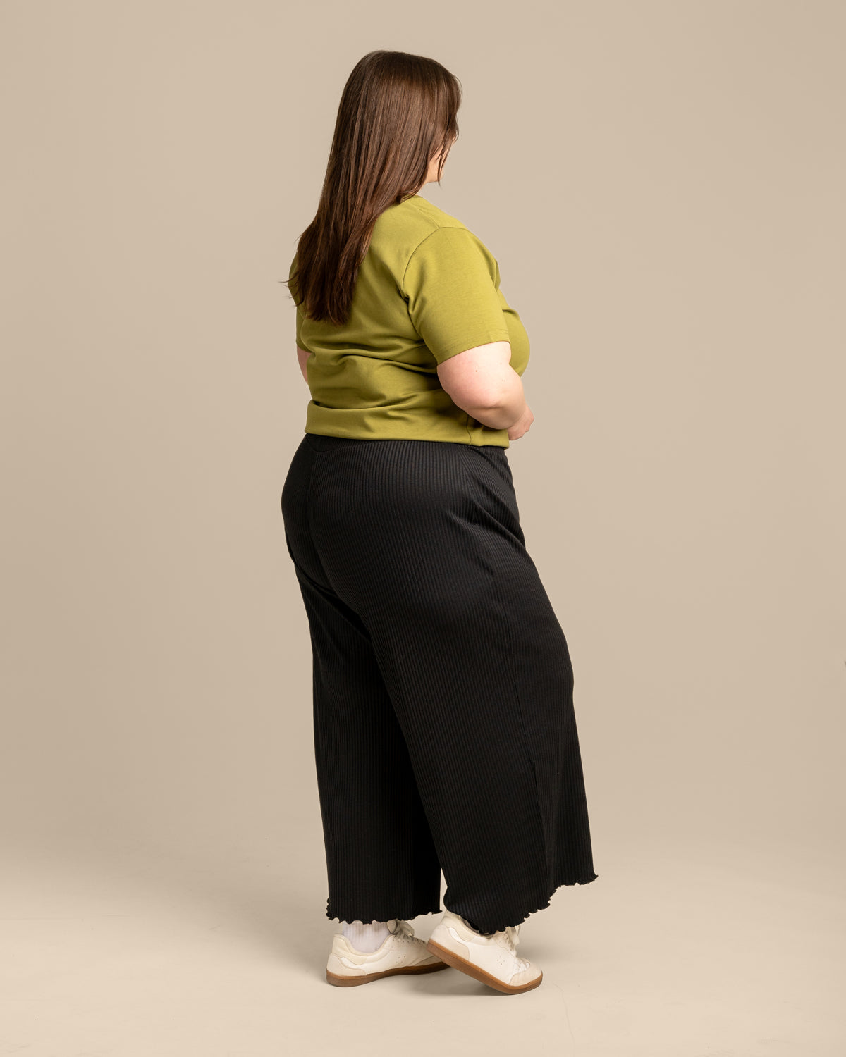 Ribbi culottes, musta