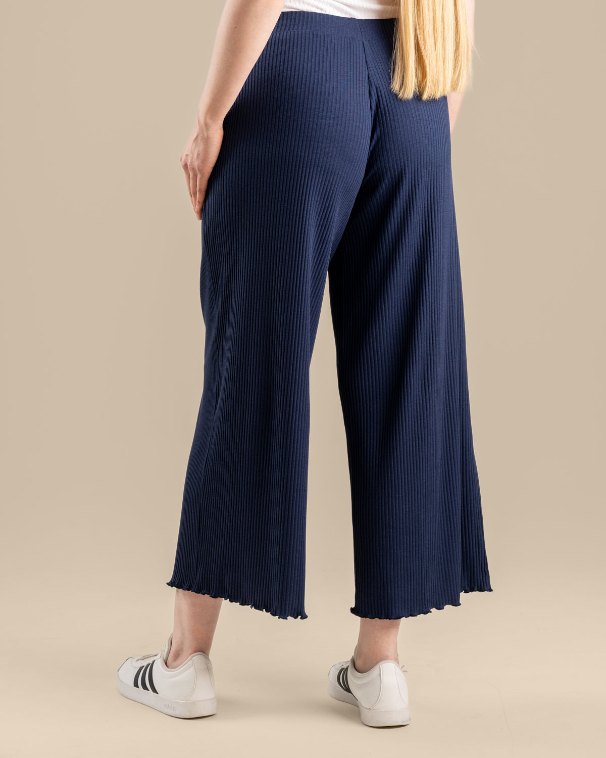 Ribbi culottes pitkä, meri