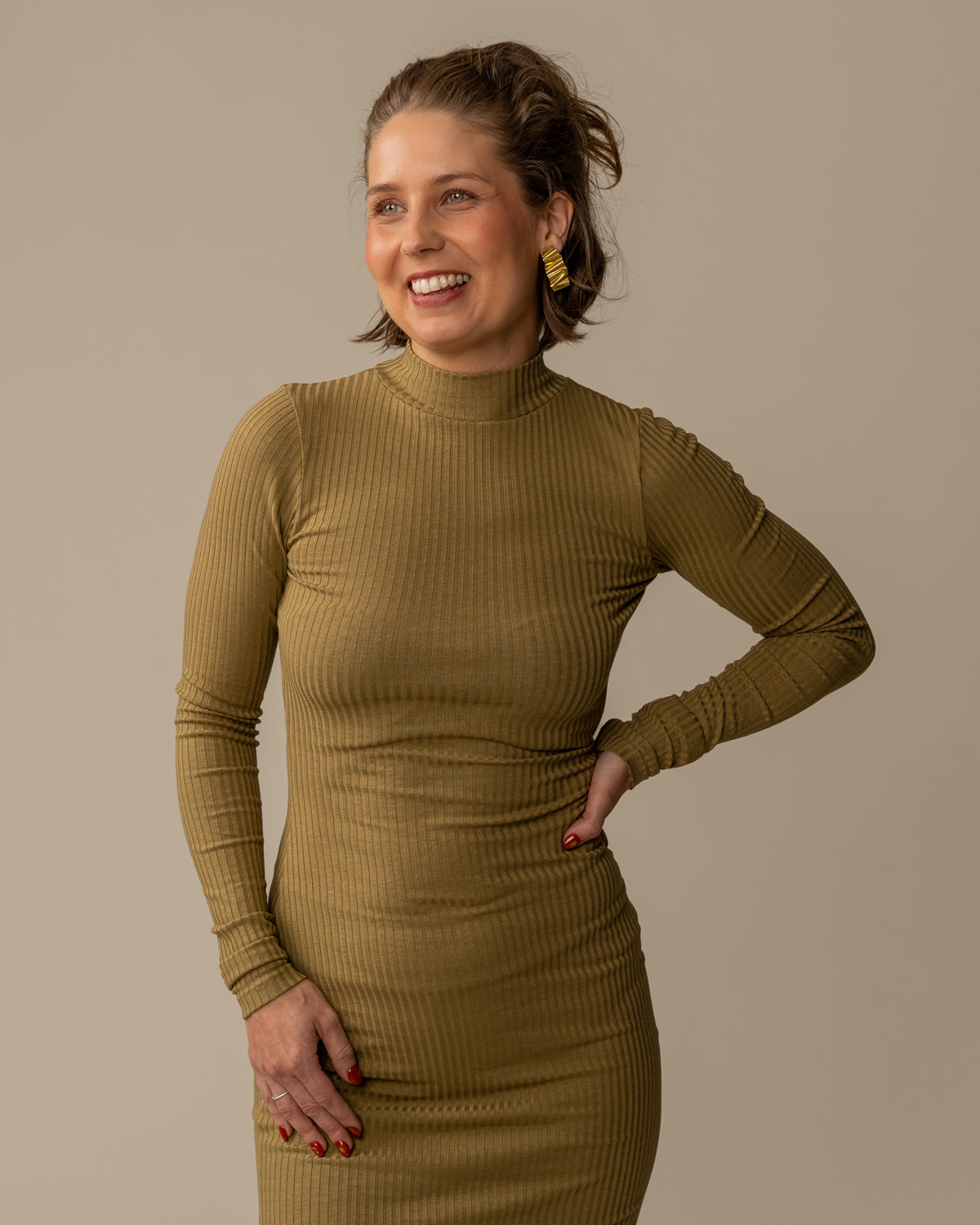 Ribbimekko, oliivi Toive