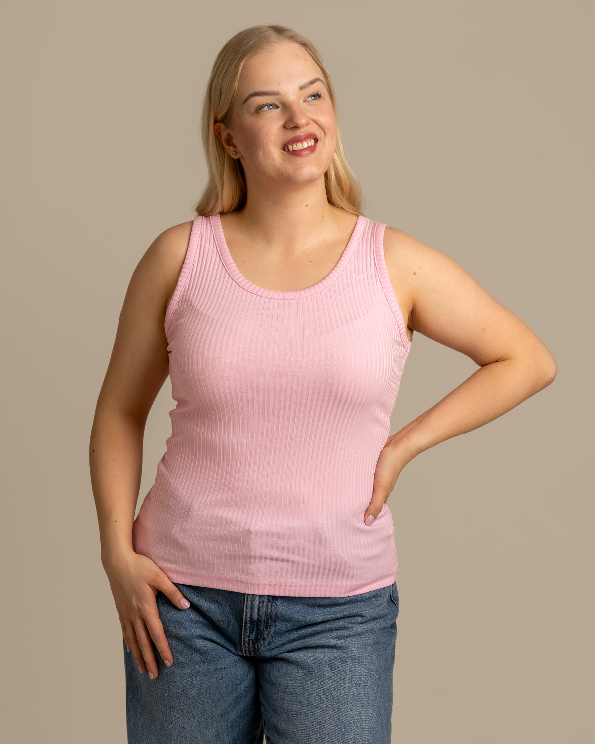 Ribbitoppi avara, pinkki