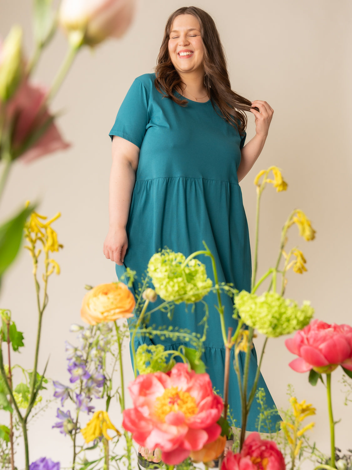 Hetki mekko, vaalea petrooli