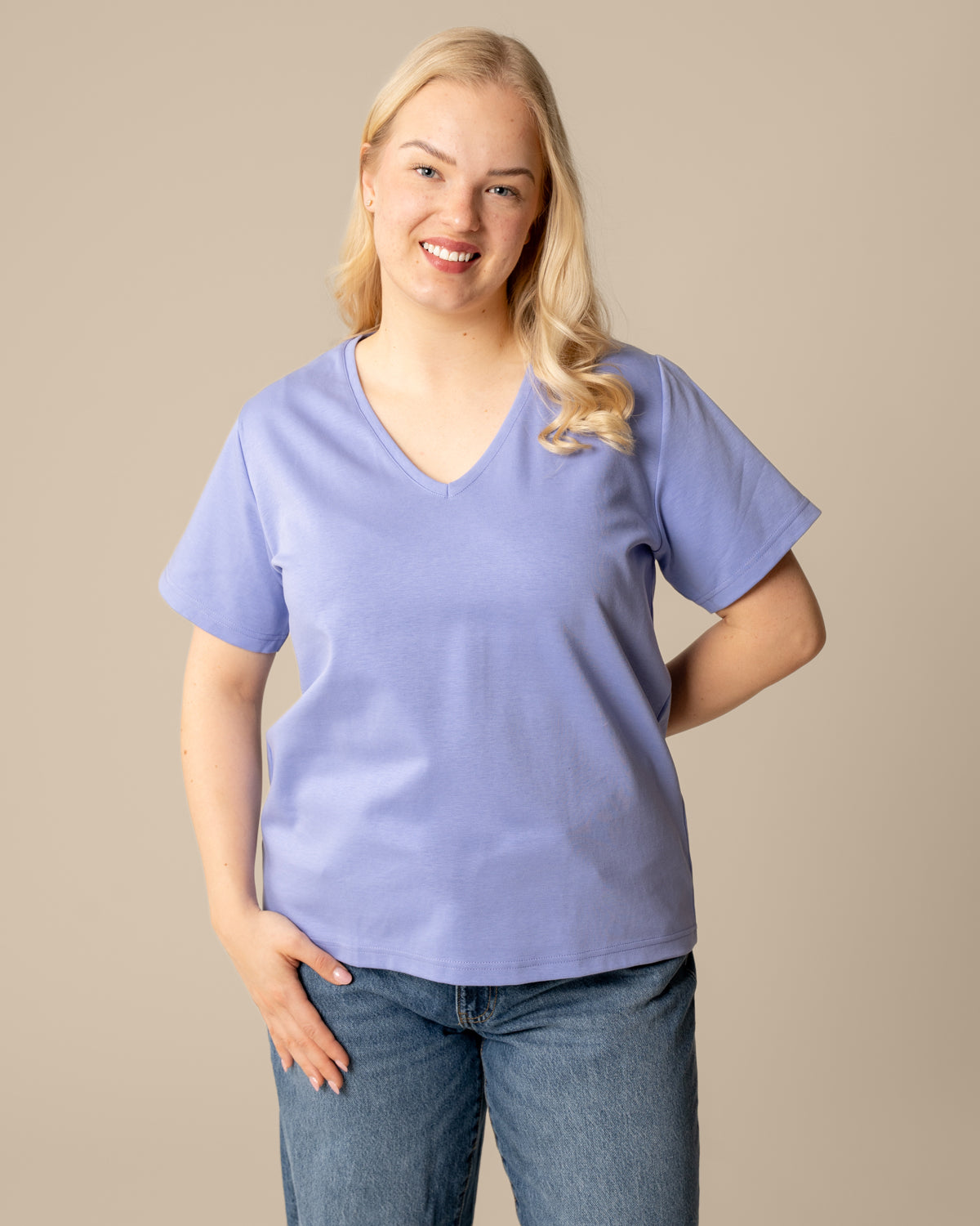 V-pääntie t-paita, lemmikki