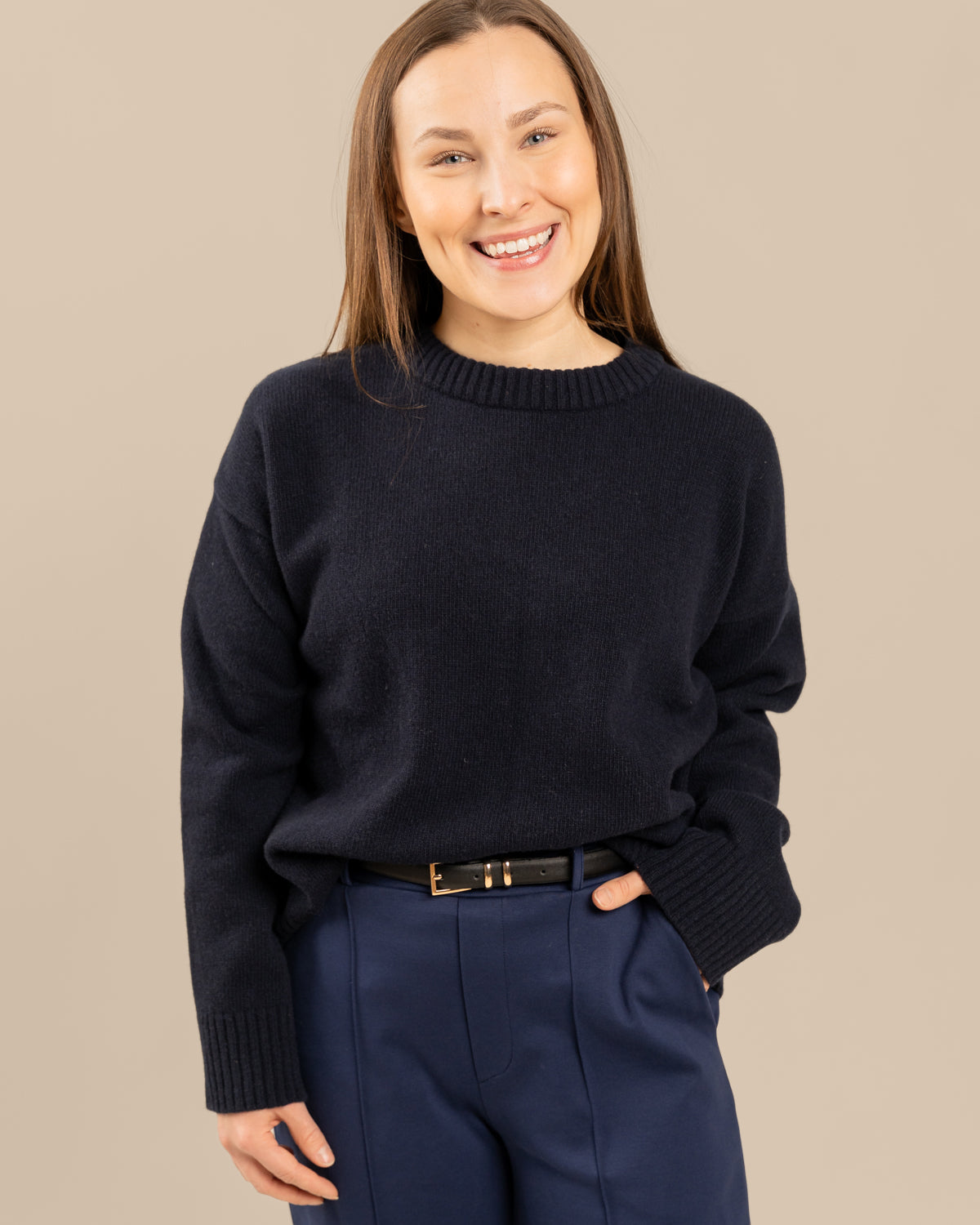 Hile neule, tummansininen Toive