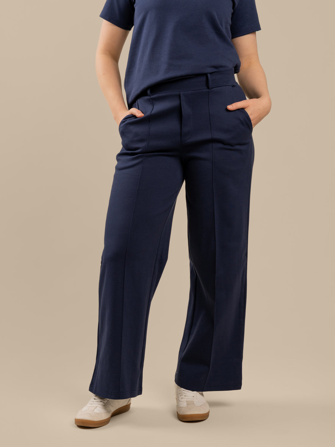 Laskoshousut leveät, meri Toive