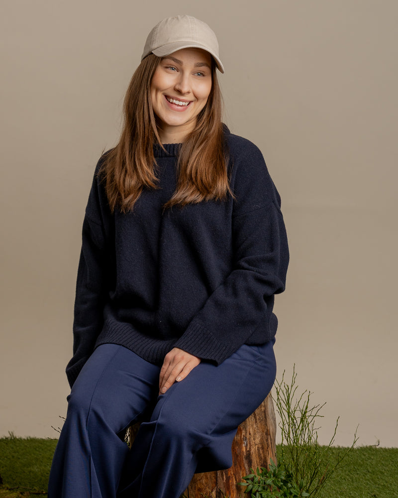 Hile neule, tummansininen Toive