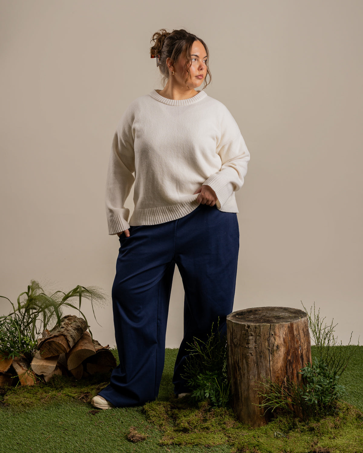 Hile neule, valkoinen Toive