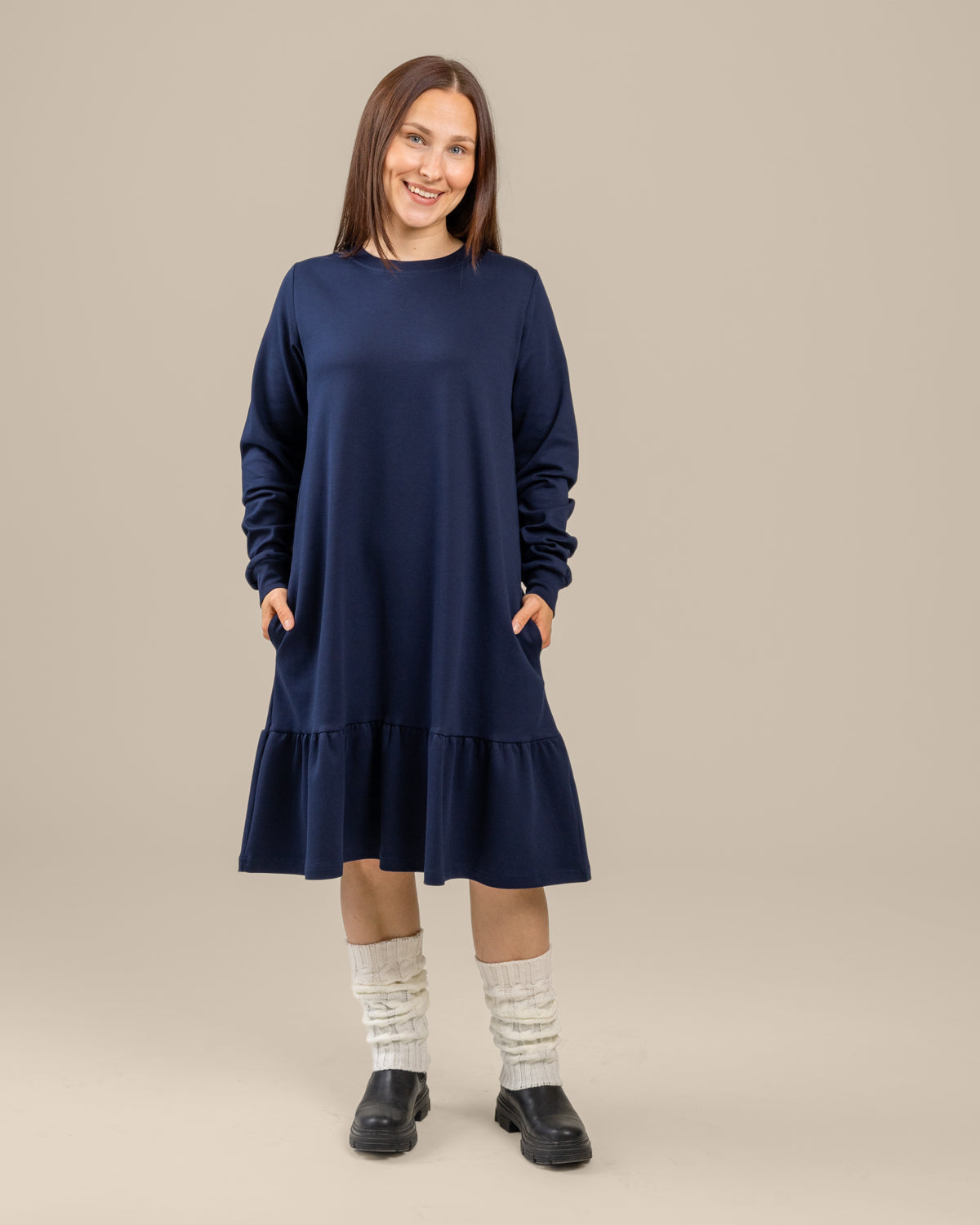 Lempi mekko, syvä tummansininen