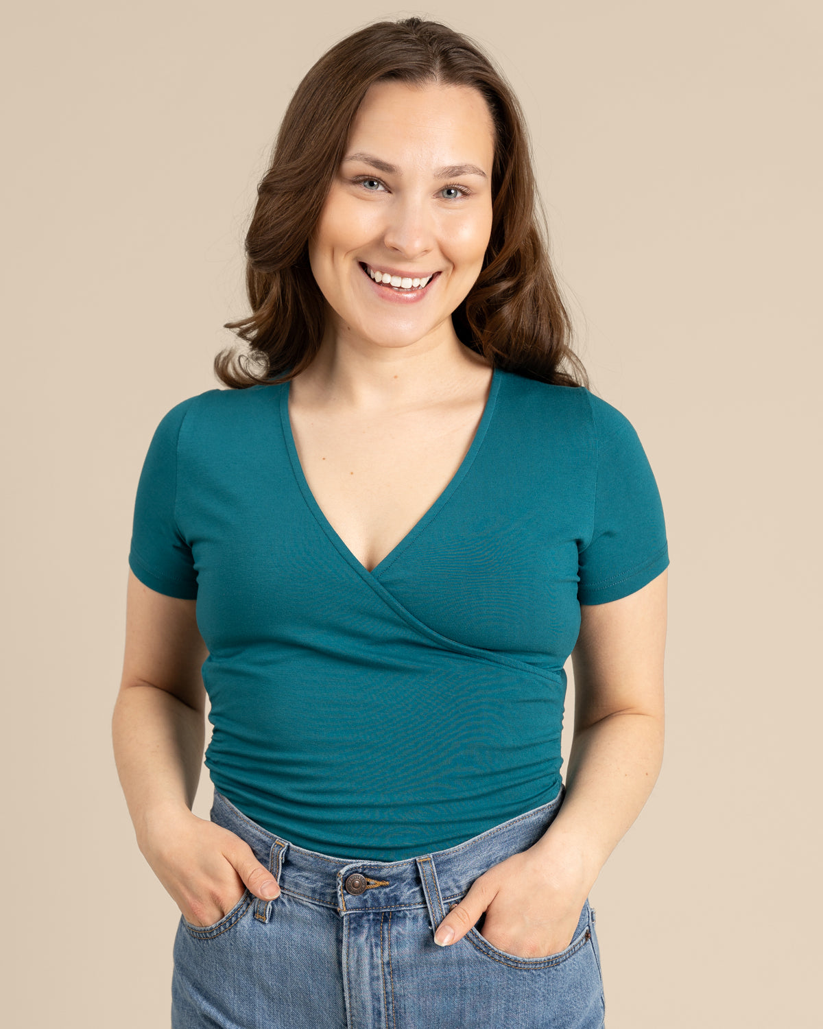 Kietaisupääntie t-paita, vaalea petrooli Toive