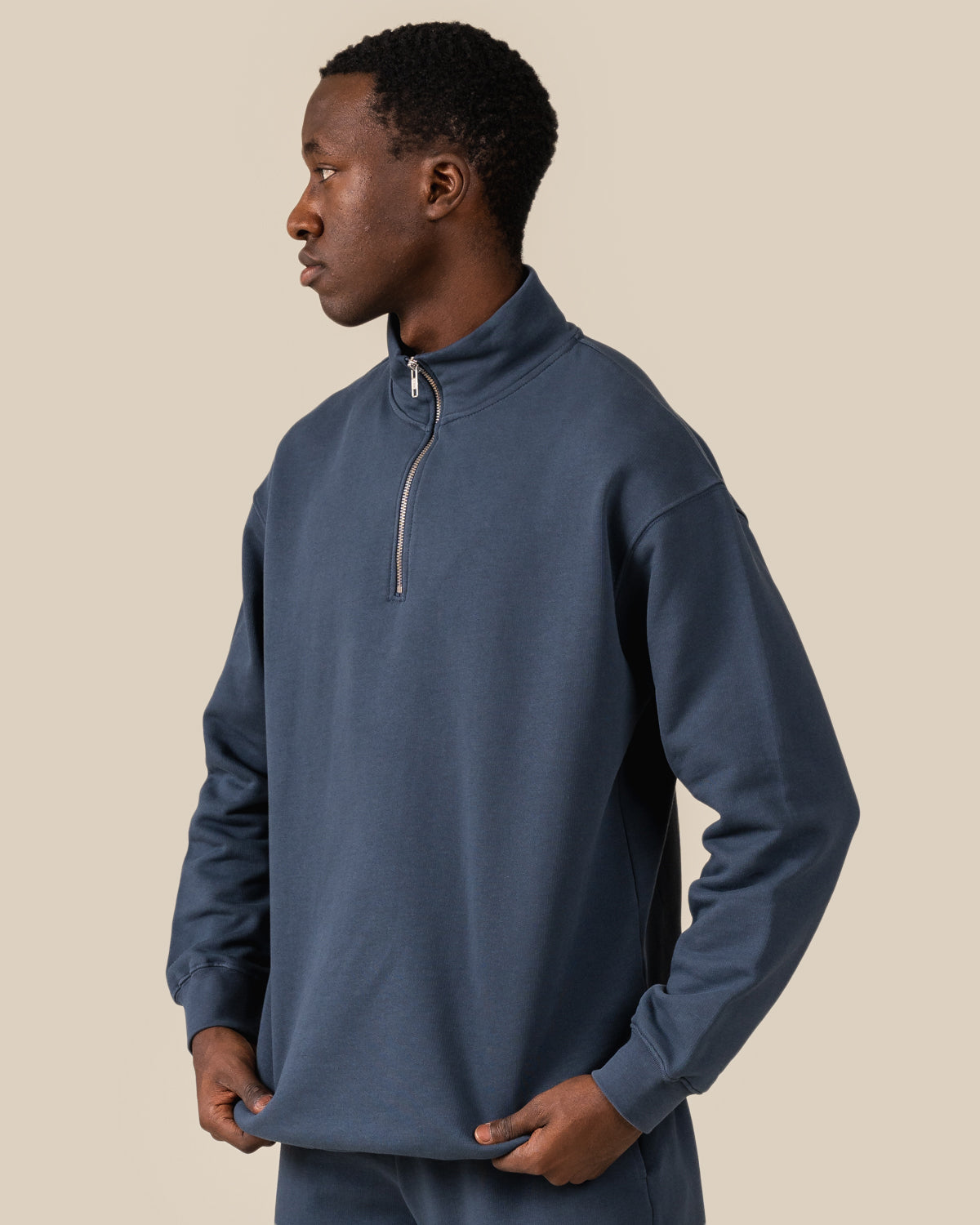 Half-zip, siniharmaa Toive